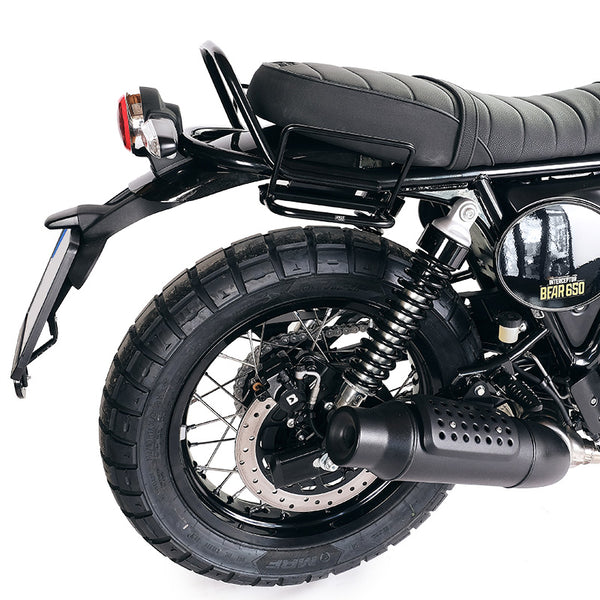 Unit Garage DPS-UGSET-4689 Waxed suede side pannier Pure + Royal Enfield subframe Bear 650