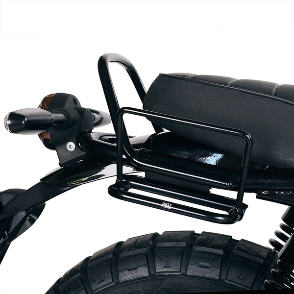 Unit Garage DPS-UGSET-4689 Waxed suede side pannier Pure + Royal Enfield subframe Bear 650