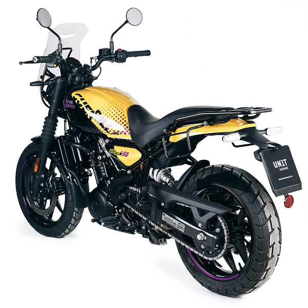 Unit Garage DPS-UGSET-4678 Canvas Pure Side Bag + Left Frame Royal Enfield Guerrilla 450