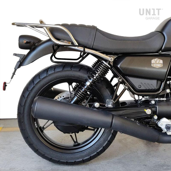 Unit Garage DPS-UGSET-4686 Canvas Pure Side Bag + Right Frame Moto Guzzi V7 EURO5