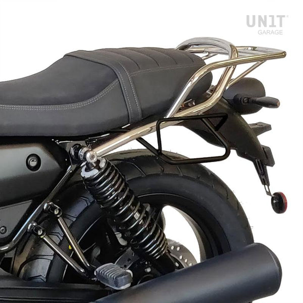 Unit Garage DPS-UGSET-4685 Canvas Pure Side Bag + Left Frame Moto Guzzi V7 EURO5