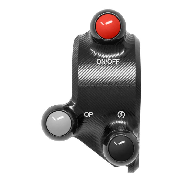Throttle control cover with integrated handlebar switch for MV Agusta Rivale – JP CO MV002