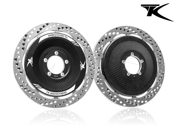 TK Dischi Freno EVO Carbon Brake Disc Cover Pair KTM / Honda Moto3 217 / 230 mm — CC.P08.00