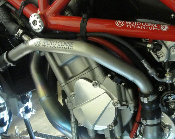 MOTOCORSE Titanium water radiator / pump hose