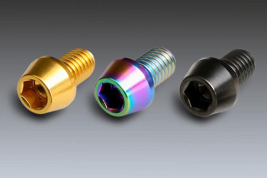 Yoshimura Titanium License Plate Frame Bolts