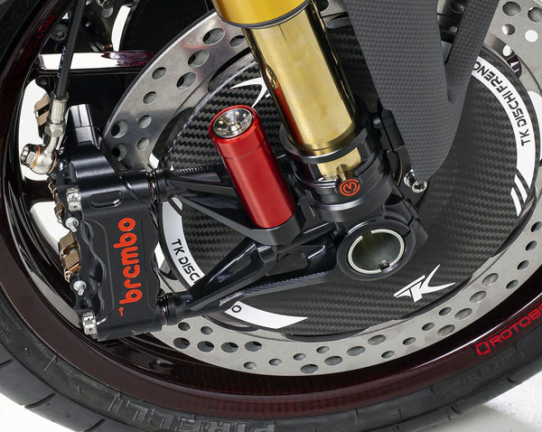 MOTOCORSE Pressurized Ohlins Front Forks 100mm GP Style Radial Mount Kit | 102130147