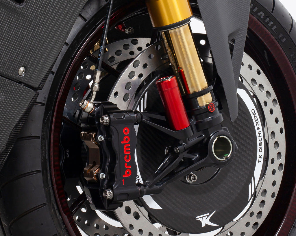 MOTOCORSE Pressurized Ohlins Front Forks 100mm GP Style Radial Mount Kit - Ducati Panigale V4 2025 | 102130177
