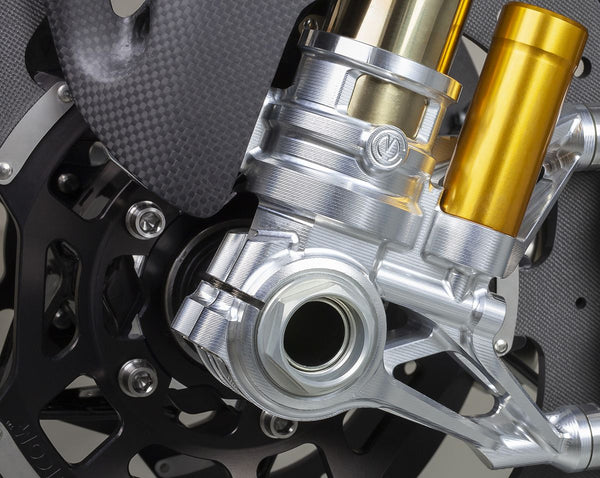 MOTOCORSE Pressurized Ohlins Front Forks 100mm GP Style Radial Mount Kit - Ducati Panigale V4 2025 | 102130177