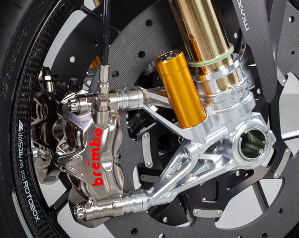 MOTOCORSE 108mm GP Style Radial Mount Kit for Ohlins Pressurized Forks - Ducati Panigale V4 2025 | 102130178