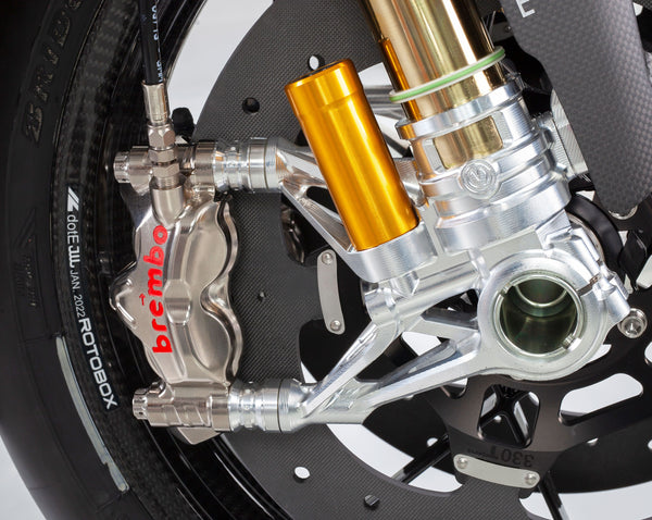 MOTOCORSE 108mm GP Style Radial Mount Kit for Ohlins Pressurized Forks - Ducati Panigale V4 2025 | 102130178
