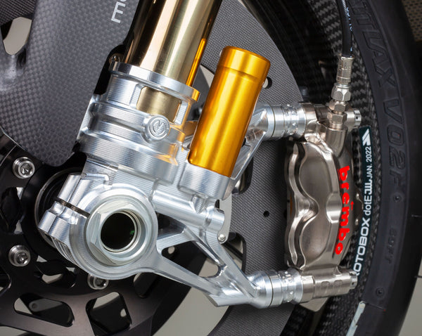 MOTOCORSE 108mm GP Style Radial Mount Kit for Ohlins Pressurized Forks - Ducati Panigale V4 2025 | 102130178