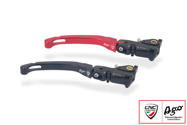 Brake lever Race EVO - folding - Giacomo Agostini Limited Edition