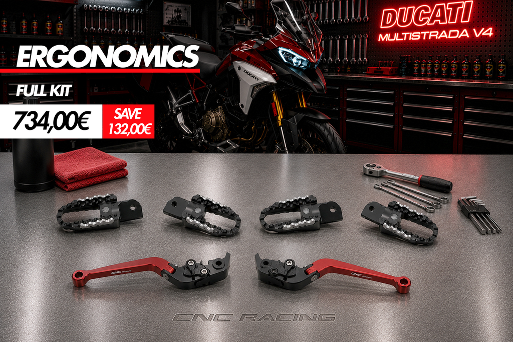 Ducati Multistrada V4 Ergonomics Kit – Comfort & Control