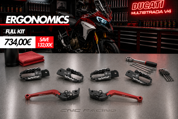 Ducati Multistrada V4 Ergonomics Kit – Comfort & Control