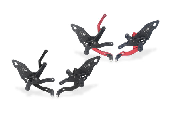 CNC RACING | Adjustable Rearsets Ducati Streetfighter V2 MY2025