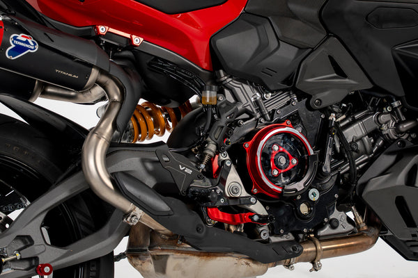 CNC RACING | Adjustable Rearsets Ducati Streetfighter V2 MY2025 image 4
