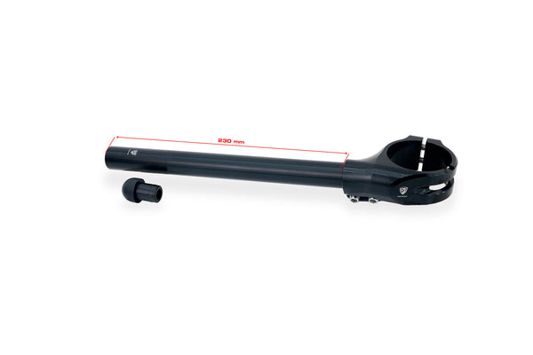 CNC RACING | Clip-on kit Ø 53 mm - offset 26 mm with steering damper bracket for Ducati panigale V4 MY2025 image 4