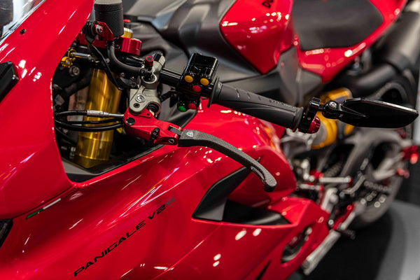 CNC RACING | Clutch Lever Race EVO Folding Glossy Carbon for Brembo semi-radial master cylinders image 2