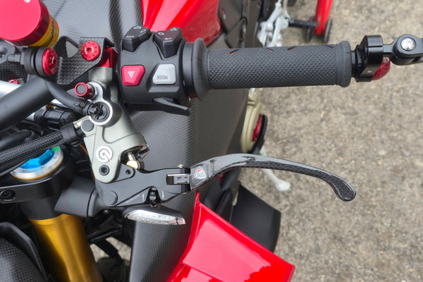 CNC RACING | Clutch Lever Race EVO Folding Glossy Carbon for Brembo semi-radial master cylinders image 9