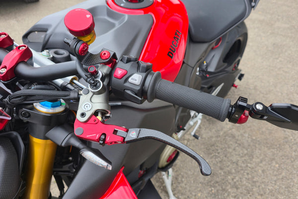 CNC RACING | Clutch Lever Race EVO Folding Glossy Carbon for Brembo semi-radial master cylinders image 11