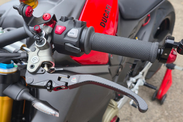CNC RACING | Clutch Lever Race EVO Folding Matt Carbon for Brembo semi-radial master cylinders image 8