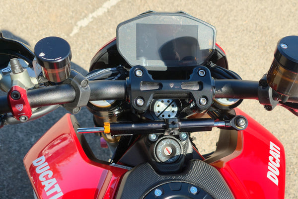 CNC RACING | Steering damper kit Ducati Hypermotard 950/950 SP for CNC Racing triple clamps kit PS535/PS536 image 2