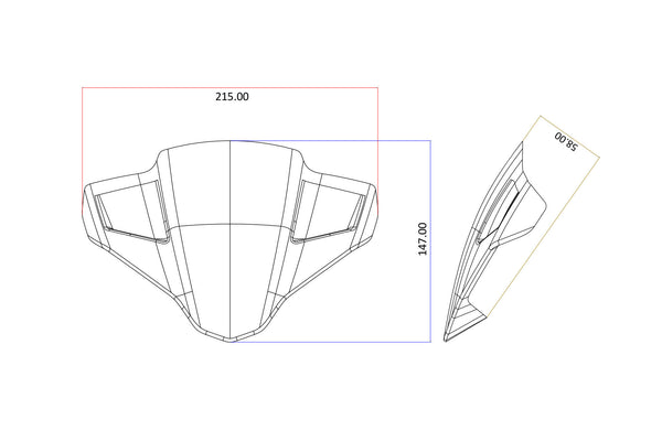 CNC RACING | Screen for Ducati Streetfighter V4  MY2025 - Carbon image 6