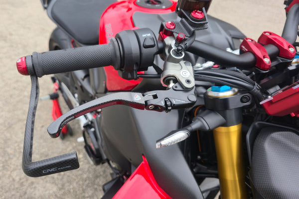 CNC RACING | Brake Lever RACE EVO Folding Glossy Carbon For Brembo Semi-radial Master Cylinders image 6