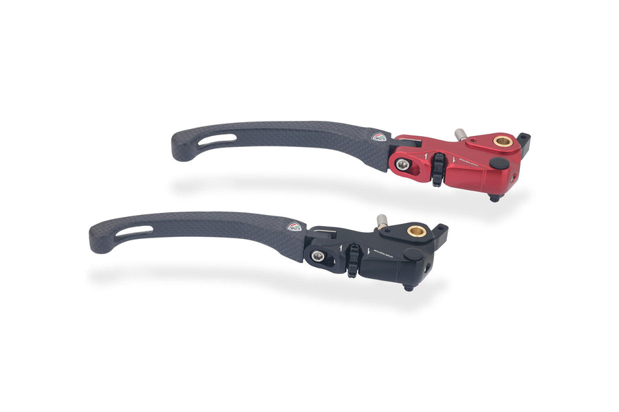 CNC RACING | Brake Lever RACE EVO Folding Matt Carbon for Brembo Semi-Radial Master Cylinders