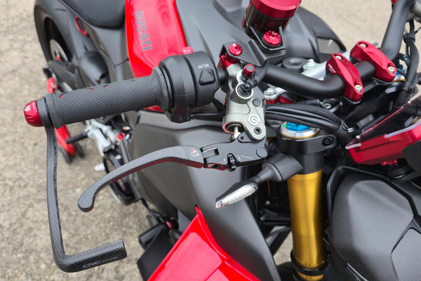 CNC RACING | Brake Lever RACE EVO Folding Matt Carbon for Brembo Semi-Radial Master Cylinders image 8