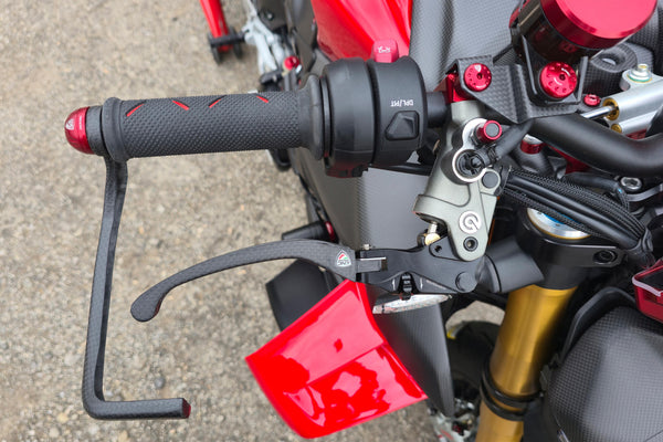 CNC RACING | Brake Lever RACE EVO Folding Matt Carbon for Brembo Semi-Radial Master Cylinders image 10