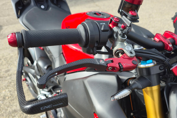 CNC RACING | Brake Lever RACE EVO Folding Matt Carbon for Brembo Semi-Radial Master Cylinders image 12