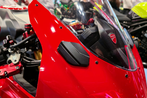 CNC RACING | Mirror Block Offs Ducati Panigale V2 MY2025 image 3