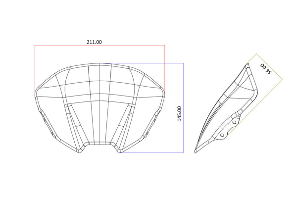 CNC RACING | Screen for Ducati Streetfighter V2  MY2025 - Carbon image 5