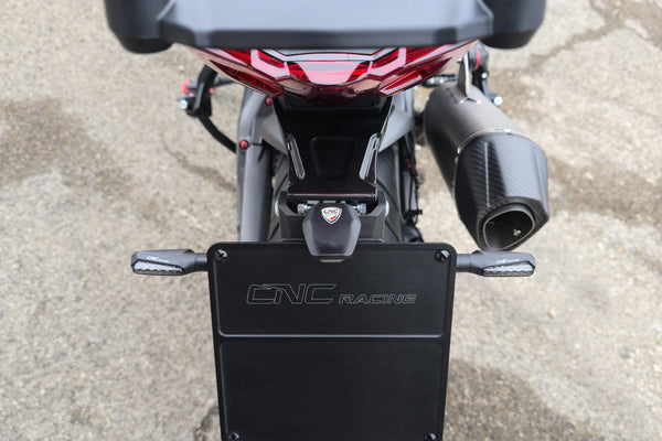 CNC RACING | Adjustable License Plate Holder Kit for Ducati Multistrada V4 MY2025 and V4 Rally 2023-25 image 3
