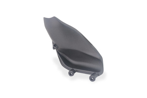 CNC RACING | Carbon Fiber Brake-Side Footpeg Heat Shield for Akrapovič Racing Exhaust – Ducati Panigale V4 2025