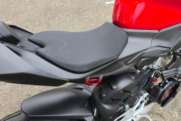 CNC RACING | Carbon Fiber Rear Subframe Cover for Ducati Panigale V4 and Streetfighter V4 MY 2025 image 3