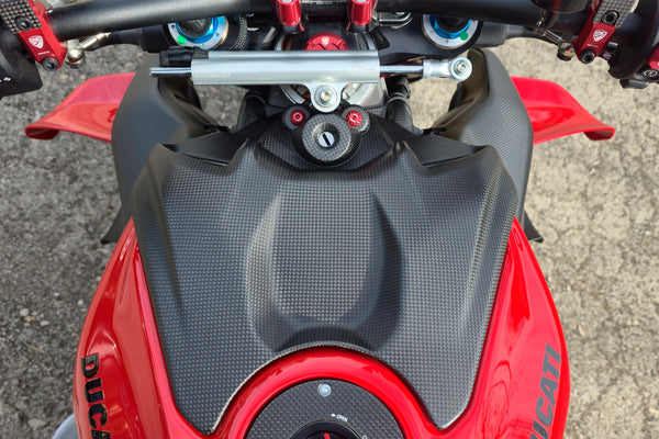 CNC RACING | Ignition switch cover Ducati Streetfighter V4  MY2025 - Carbon image 3
