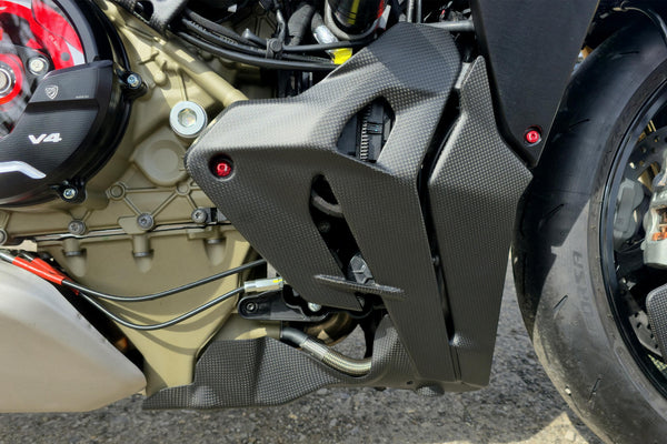 CNC RACING | Sump guard Streetfighter V4  MY2025 - Carbon image 3