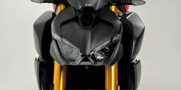 CNC RACING | Headlight side covers carbon LH/RH Ducati Streetfighter V2 and V4 MY2025 image 3