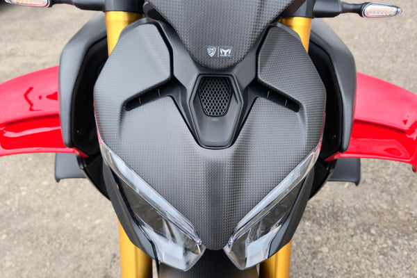 CNC RACING | Headlight front cover Ducati Streetfighter V2 and V4 MY2025 - Carbon image 3