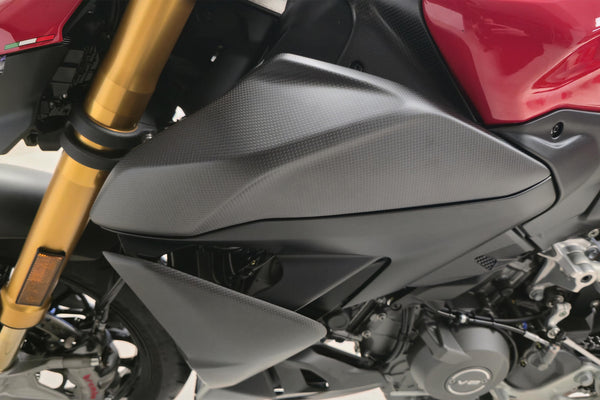CNC RACING | Carbon Fiber Fuel Tank Side Panels LH/RH - Ducati Streetfighter V2 MY 2025 image 2