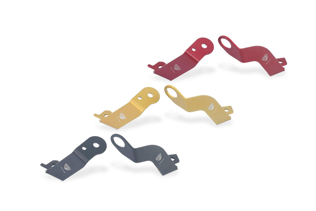 CNC RACING | Bracket kit for clutch and brake fluid tank for Ducati Panigale V2 MY 2025