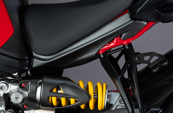 CNC RACING | Rear subframe side panels in carbon for Ducati Multistrada V2 MY2025 image 4