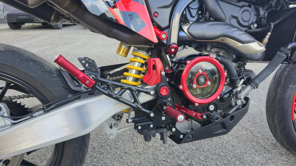 CNC RACING | Adjustable rearsets for the Ducati Hypermotard 698 image 2
