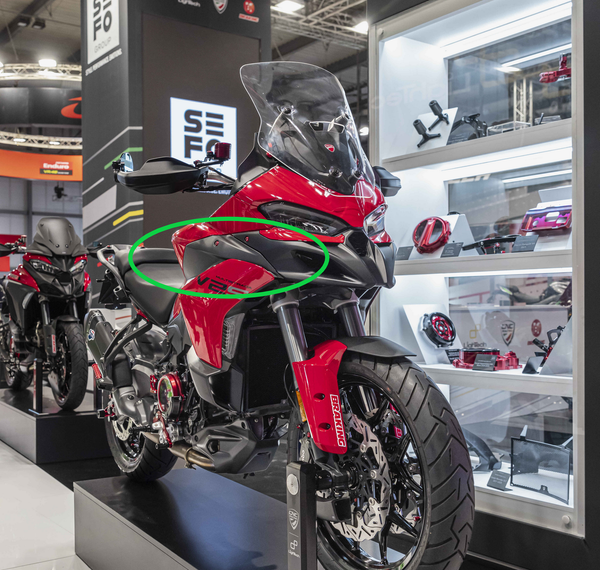 CNC RACING | Fuel tank cover in carbon for Ducati Multistrada V2 MY2025 image 3