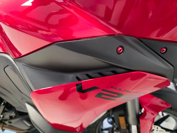 CNC RACING | Fuel tank cover in carbon for Ducati Multistrada V2 MY2025 image 4