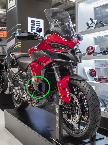 CNC RACING | Lower Winglets kit in carbon for Ducati Multistrada V2 MY2025 image 6