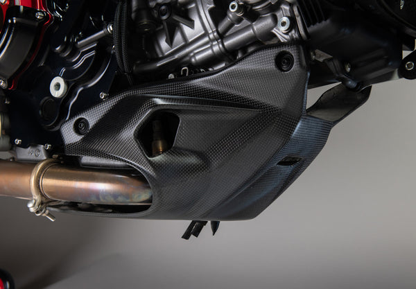 CNC RACING | Engine lower protector in carbon for Ducati Multistrada V2 MY2025 image 2