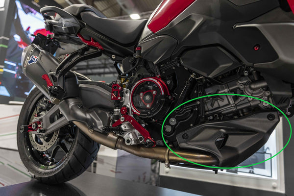 CNC RACING | Engine lower protector in carbon for Ducati Multistrada V2 MY2025 image 3